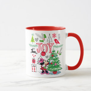 Mug Minnie Mouse La joie de Noël de Minnie
