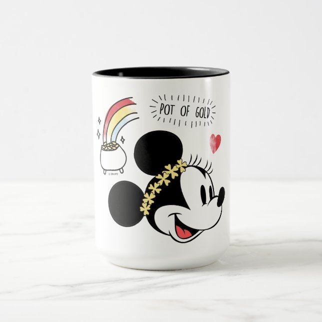 Mug Minnie Mouse | St. Patrick's Day - Pot of Gold (Centre)