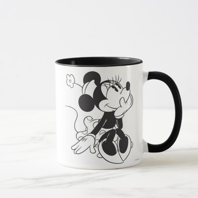 Mug Minnie noire et blanche (Droite)