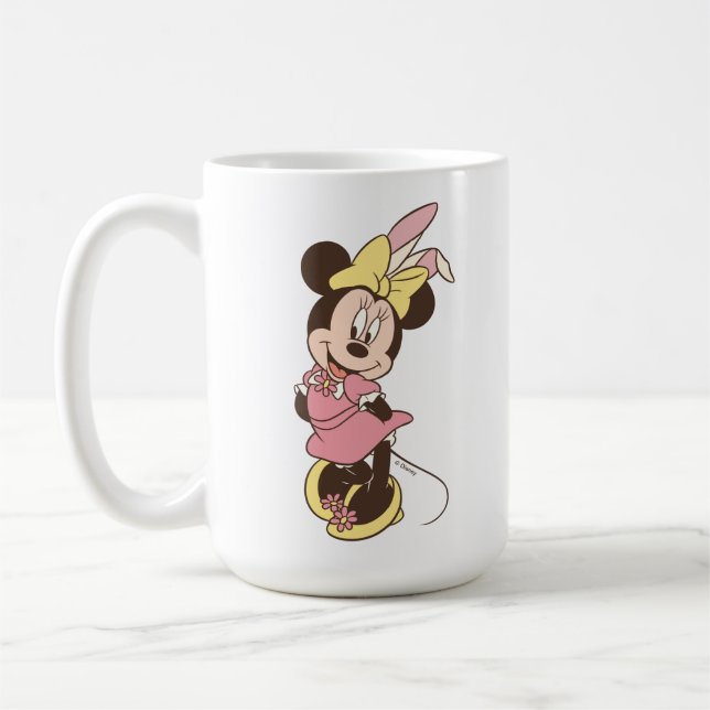 Mug Minnie Souris avec les oreilles de lapin de Pâques (Gauche)
