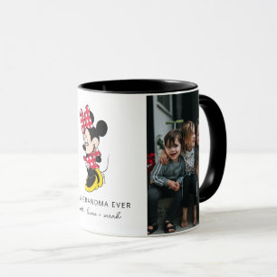 Mug Minnie Souris en robe rouge   Meilleure grand-mère