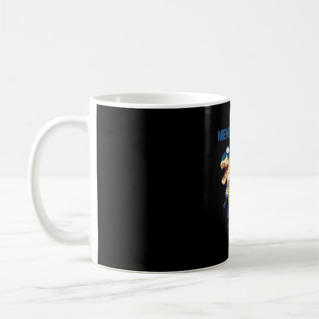 Mug Minorasaurus Rex T Rex Dinosaur Hanoukka Chanukah (Gauche)