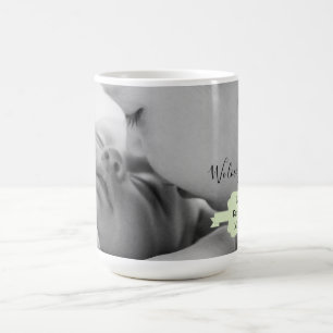 Mug Mint Green Minimalist Photo Fête des Mères Café Mu