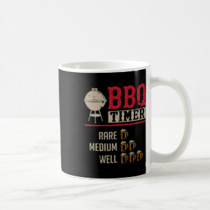 Mug Minuteur de cuisson de viande BBQ drôle Bière Gril