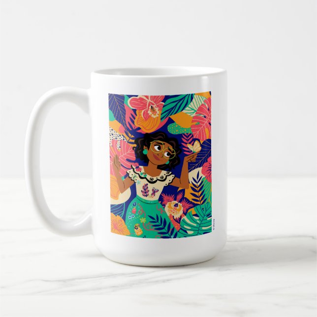 Mug Mirabel d'Encanto | Graphique floral (Gauche)