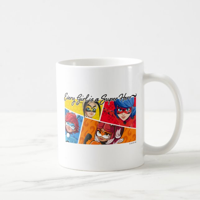 Mug Miraculeux Chaque fille est un super héros (Droite)