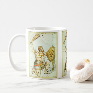 Mug Miroir d'Urania, Carte céleste d'astronomie vintag
