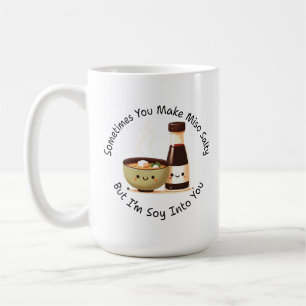 Mug Miso Salty, Soy Into You - Caricature Pun Alimenta