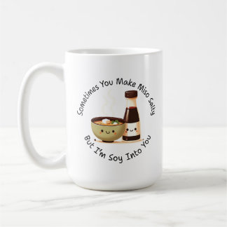 Mug Miso Salty, Soy Into You - Caricature Pun Alimenta