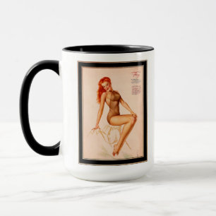 Mug Miss Février Varga Girl 1946 Pin-up Calendrier