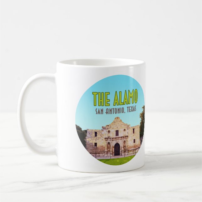 Mug Mission Alamo San Antonio Texas (Gauche)