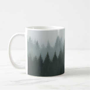 Mug Misty Mountain Forest Brouillard d'automne