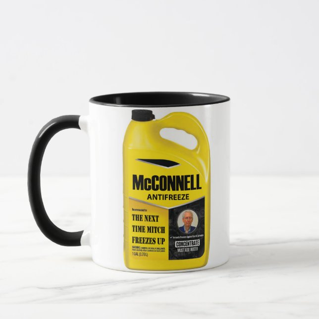 Mug Mitch McConnell gèle à nouveau, 11 oz (Gauche)