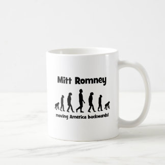 Mug Mitt Romney déplaçant l'Amérique vers l'arrière