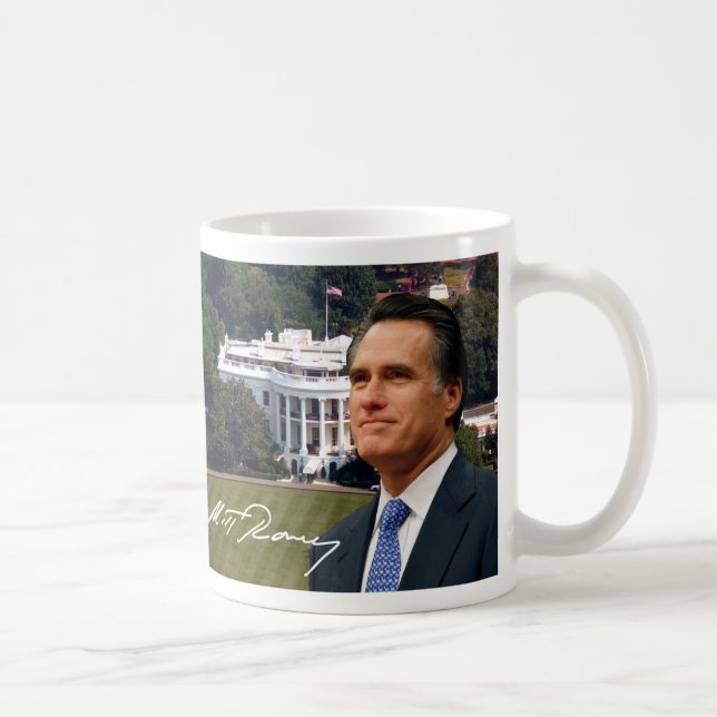 Mug Mitt Romney & Maison Blanche (Droite)