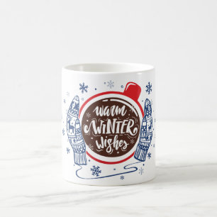 Mug Mittens Et cacao Chaleureux Hiver Souhaite Vacance