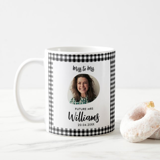 Mug Mlle à Mme Future Mme Modern Boho (Avec donut)