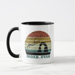 Mug Moab Utah coucher de soleil vintage Parc national
