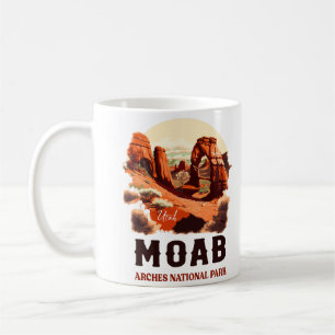 Mug Moab Utah Vintage Sunset Arches Aventure en plein