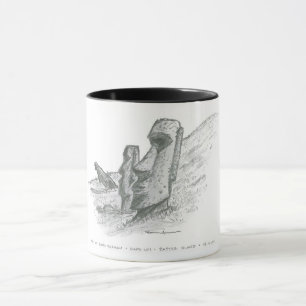 Mug Moai, île de Pâques, Chili