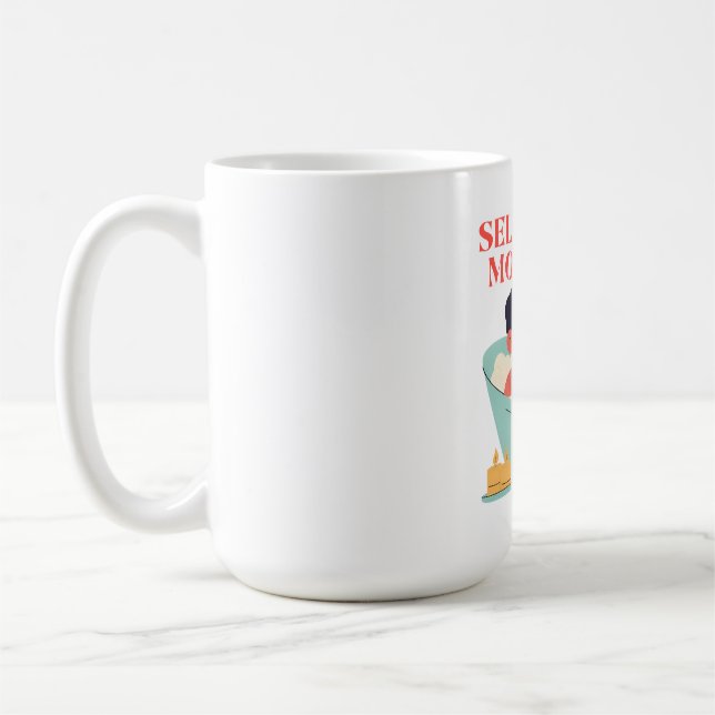 Mug Mode d'autosoin : ON - Baignade en caricature mign (Gauche)