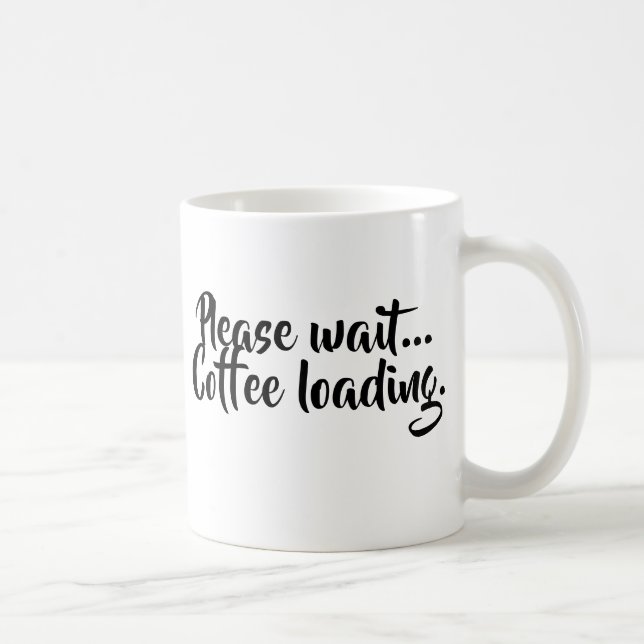 Mug Mode de recherche sur le chargement de café (Droite)