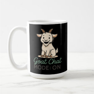Mug Mode discussion chèvre : ACTIVÉ Création drôle d