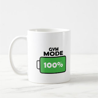 Mug Mode Gym 100% Pleine Charge Motivation Louveur de