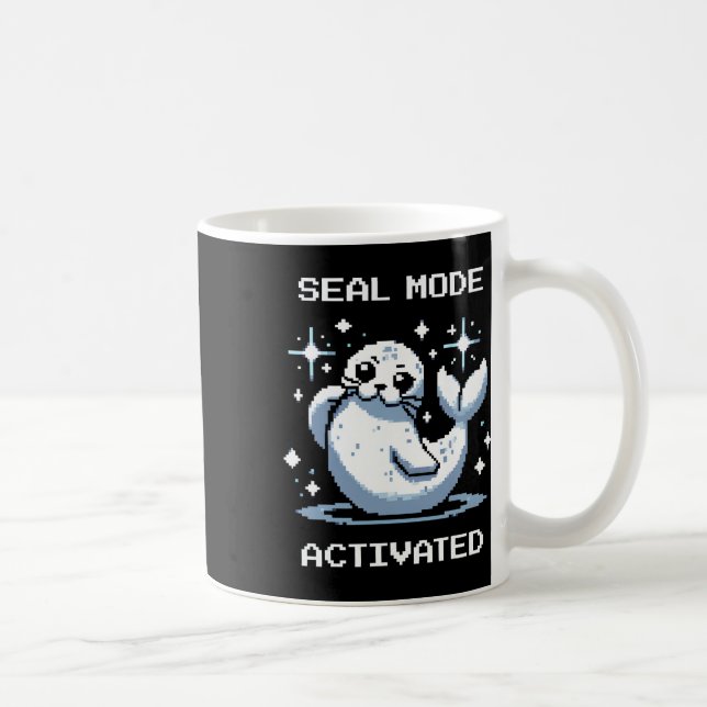 Mug Mode Jointure Activé Pixel Art Jointure Rétro Styl (Droite)