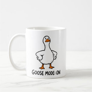 Mug Mode Oie Activé Attitude de drôle d'oie pour femme