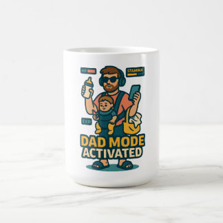Mug Mode Papa Activé - Parenting Style Joueur