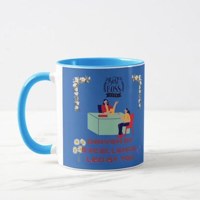 Mug Mode Patron Activé bleu (Gauche)