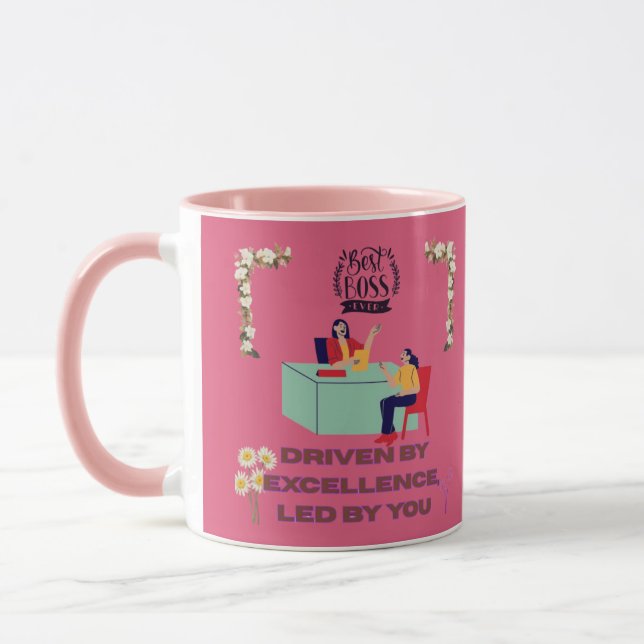 Mug Mode Patron Activé rosé (Gauche)