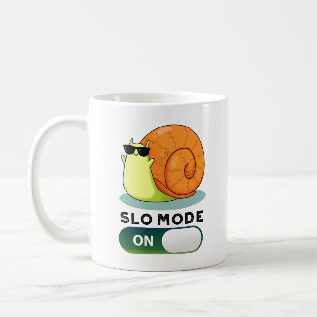 Mug Mode Slo Sur Un Fantaisie À Mouvement Lent Drôle (Gauche)