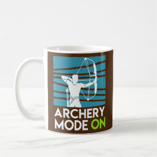 Mug Mode tir à l'arc sur arc composé Archer