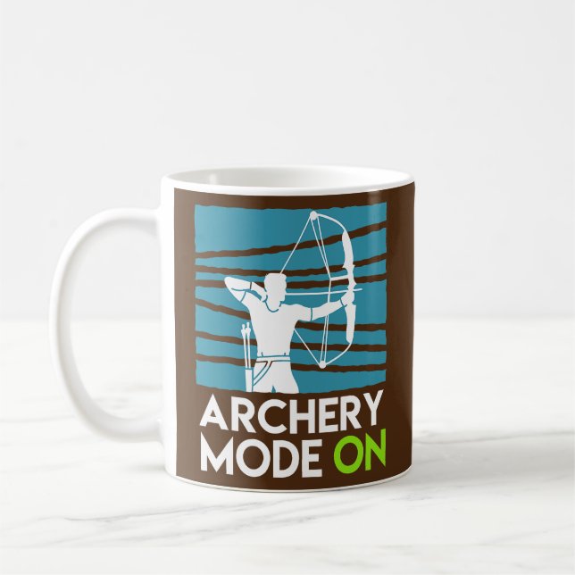 Mug Mode tir à l'arc sur arc composé Archer (Gauche)
