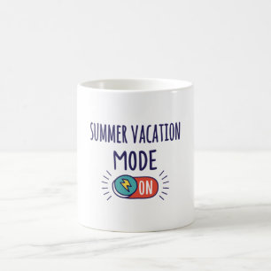 Mug Mode vacances d'été Activé