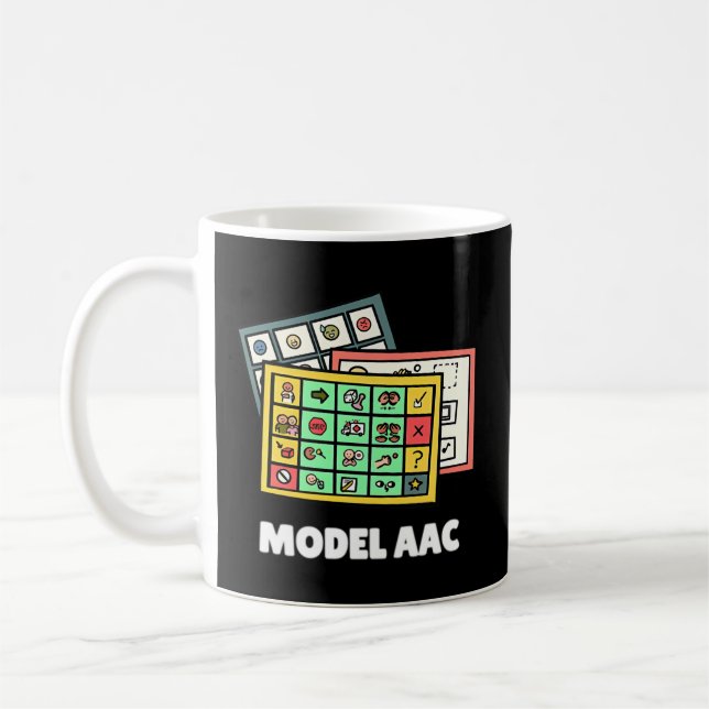 Mug Modèle Aac Voix de la carte principale Discours Pa (Gauche)