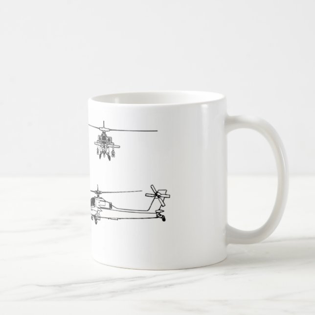 Mug Modèle AH-64 (Droite)