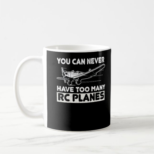 Mug Modèle amusant Avion pilote RC Avion (Gauche)