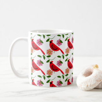 Mug Modèle cardinal et floral dynamique