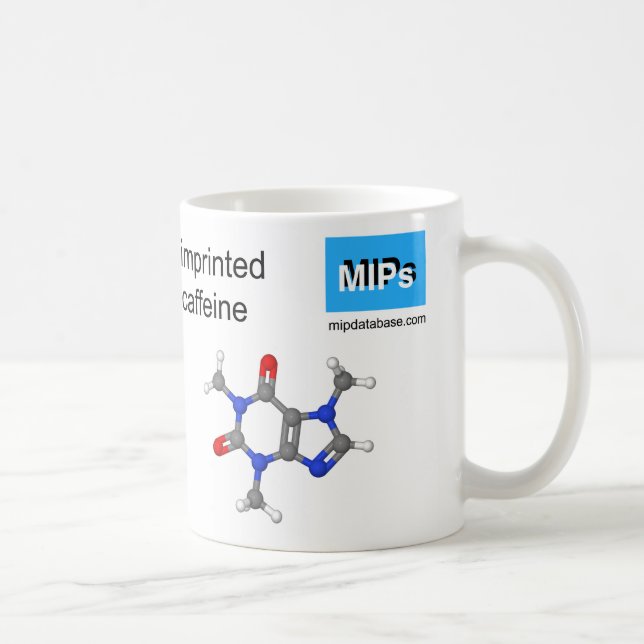 Mug modèle de caféine boule et bâton modèle (Droite)