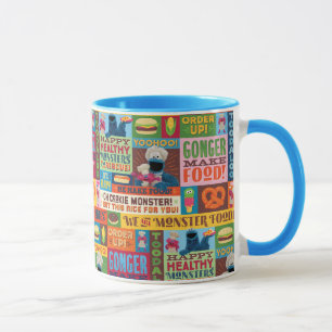 Mug Modèle de camion de gourmets de monstre de cookie
