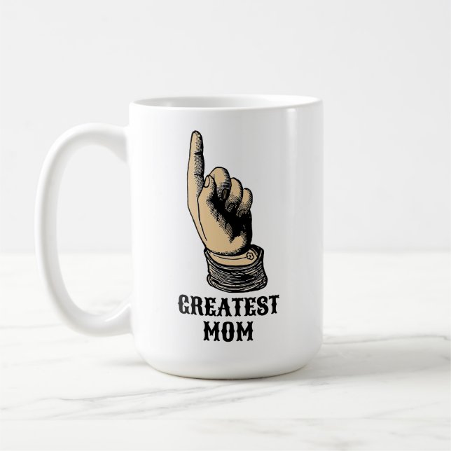 Mug Modèle de la manicule de pointe de l'ère victorien (Gauche)