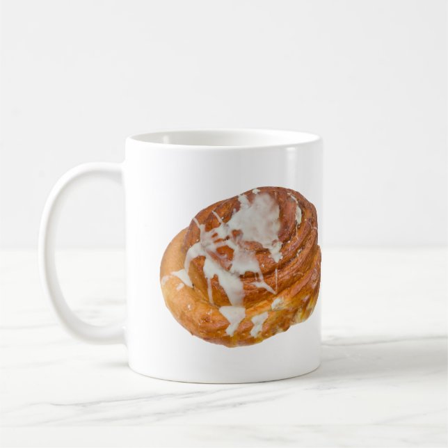 Mug Modèle de rouleau de cannelle à pain (Gauche)