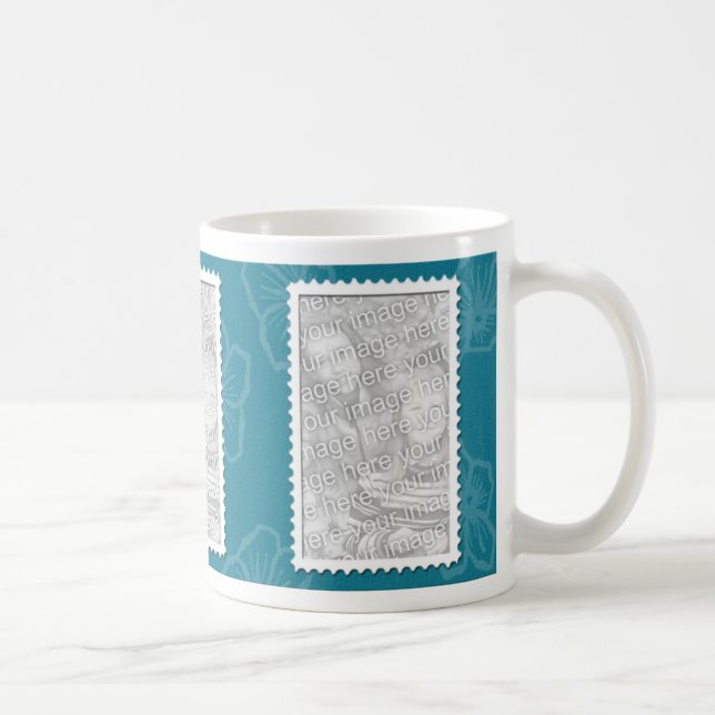 Mug modèle de sarcelle d'hiver de 3 photos (Droite)