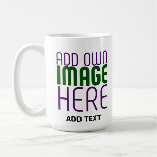 MUG MODÈLE DE TEXTE D'IMAGE BLANCHE SIMPLE MODERNE