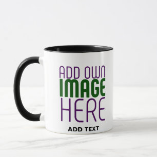 MUG MODÈLE DE TEXTE D'IMAGE BLANCHE SIMPLE MODERNE