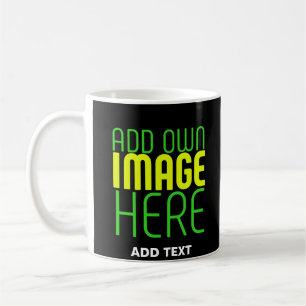 MUG MODÈLE DE TEXTE D'IMAGE NOIRE SIMPLE ET MODERNE