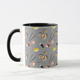 Mug Modèle d'icône de sushi Mickey Mouse